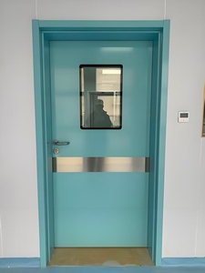 Porte d'urgence en acier ignifuge personnalisée 30min 60min 90min Porte coupe-feu en métal pour hôpitaux et entrepôts - Product Image 2