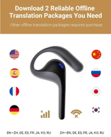 Écouteurs traducteurs IA Timekettle W4 Pro, traducteur intelligent bidirectionnel simultané, casque pour les voyages, casque téléphonique
