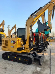 Mini-excavatrices sur chenilles Caterpillar 306 d'occasion, 6 tonnes, avec attache rapide, marteau hydraulique et accessoire de pouce, conformes CE EPA - Product Image 2