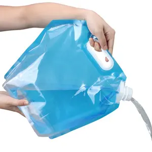 Foldable Portable Water Carrier Bag Stand up Emergency Water Bag