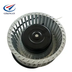 Ventilador centrífugo curvo delantero sin escobillas de 108mm y 48V, ventilador centrífugo pequeño de bajo ruido de gran volumen de aire Industrial