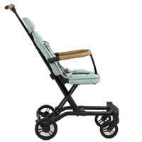 2025 Poussette bébé en tissu de luxe 4-en-1 Nouveau design Léger et facile à plier-Vente en gros directe d'usine