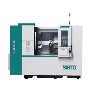 구동식 공구 터렛이 있는 3 축 CNC 터닝 센터 VDI30/BMT45 경사 침대 선반 Sito NL400