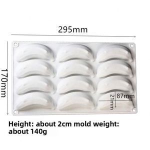 Tangchu Cross-border Fruit Banana Silicone Mousse Cake Mold French Dessert Chocolate Mold Oven <b>Safe</b> Individually Wrapped <b>Tools</b> - Product Image 4