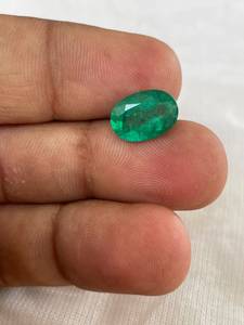 Esmeralda Verde Natural, Corte Esmeralda, Facetada, Piedra Preciosa Suelta de 11.50x8mm, 2.90 Quilates, para Anillo, Colgante, Collar, Fabricación de Joyas - Product Image 6