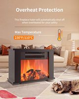 Horno eléctrico de calefacción rápida para el hogar, chimenea eléctrica de ahorro de energía, 2MOQ