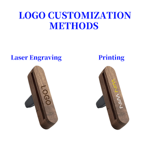Modern Wooden Car Air Freshener Vent Clip <strong>Walnut</strong> Cologne Men'S Perfume Mini Perfumes, Originales <strong>Essential</strong> <strong>Oil</strong> Car Accessories - Product Image 4