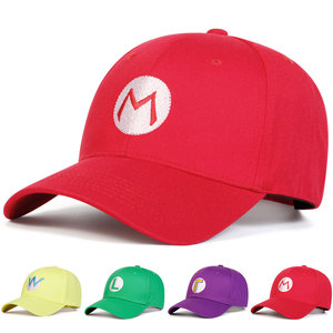 Casquette de <span class=keywords><strong>baseball</strong></span> unisexe réglable à 6 panneaux en polyester/coton, motif dessin animé, protection solaire, pour le commerce transfrontalier - Product Image 2
