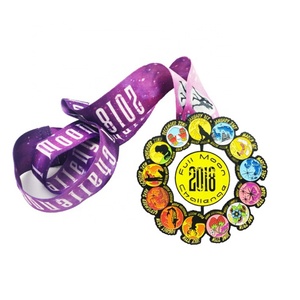 Médailles sportives en métal personnalisées pour fabricants, médailles de défi Conqueror, médailles de défi Pleine Lune sur mesure, vente en gros - Product Image 5