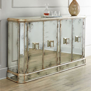 Meuble <span class=keywords><strong>console</strong></span> ancien avec miroir, meuble de grande taille, prévente - Product Image 5