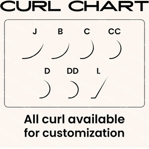 Extensions de cils individuelles en cachemire, fabrication artisanale, 16 rangées, <span class=keywords><strong>J</strong></span> B C CC D, douces, professionnelles, marque privée, volume classique, plateaux de cils - Product Image 6