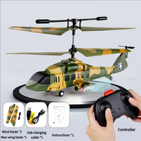 EPT-Hélicoptère télécommandé Black Hawk à 3.5 canaux, jouet militaire, drone RC pour débutants, source d'opération en plastique électrique