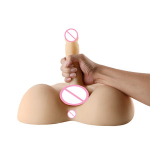 Forti uomini metà corpo giocattoli del sesso facile pulizia TPE bambole 20cm Dildo Gay uomini donne masturbatore bambole maschili con Dildo Sex Toy - Product Image 4