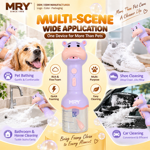 Máquina de Espuma para Baño de Mascotas MRY, Espumador de Champú Automático de 350 ml, Generador de Espuma Eléctrico Recargable para el Cuidado y Limpieza de Perros y Gatos - Product Image 3