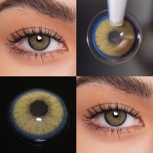 <span class=keywords><strong>Lentilles</strong></span> de contact souples Magiceye X Series, trois tons, <span class=keywords><strong>mensuelles</strong></span>, 14,2/8,5, 40% d'eau, <span class=keywords><strong>lentilles</strong></span> vertes, grises, brunes - Product Image 5