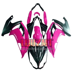 Inyección ER 6F para KAWASAKI NINJA 650R ER6 F 6 <span class=keywords><strong>ER6F</strong></span> 12 13 14 15 16 30LQ.12 2012 2013 2014 2015 2016 <span class=keywords><strong>Carenado</strong></span> rosa brillante - Product Image 1