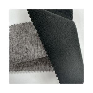 Venta al por mayor 100% tela de poliéster pesado transpirable repelente al agua estancia caliente laminado plan unido Flecce para niños niñas - Product Image 1