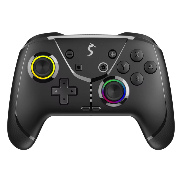 Multi-Mode Color RGB Lights Wireless Controller With Dual Motors for NS/NS Lite /Windows/Android
