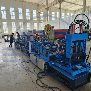 เครื่องทำ purlin ช่องทำจากเหล็กม้วนขึ้นรูปด้วยความเย็นสำหรับงานน้ำหนักเบา - Product Image 5