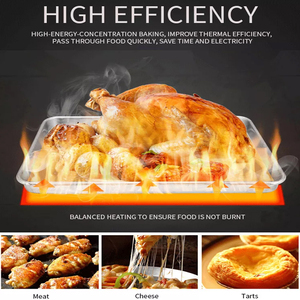 Commercial 3 Deck 9 Trays Restaurant Kitchen Equipment Bakery <strong>Machines</strong> Electric <strong>Pizza</strong> Bakery Oven - Product Image 3