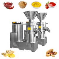 Machine à fabriquer du beurre de cacahuète, moulin colloïdal pour la sauce au poivre, la pâte de noix, le lait de noix, le tahini et l'émulsion de tomate