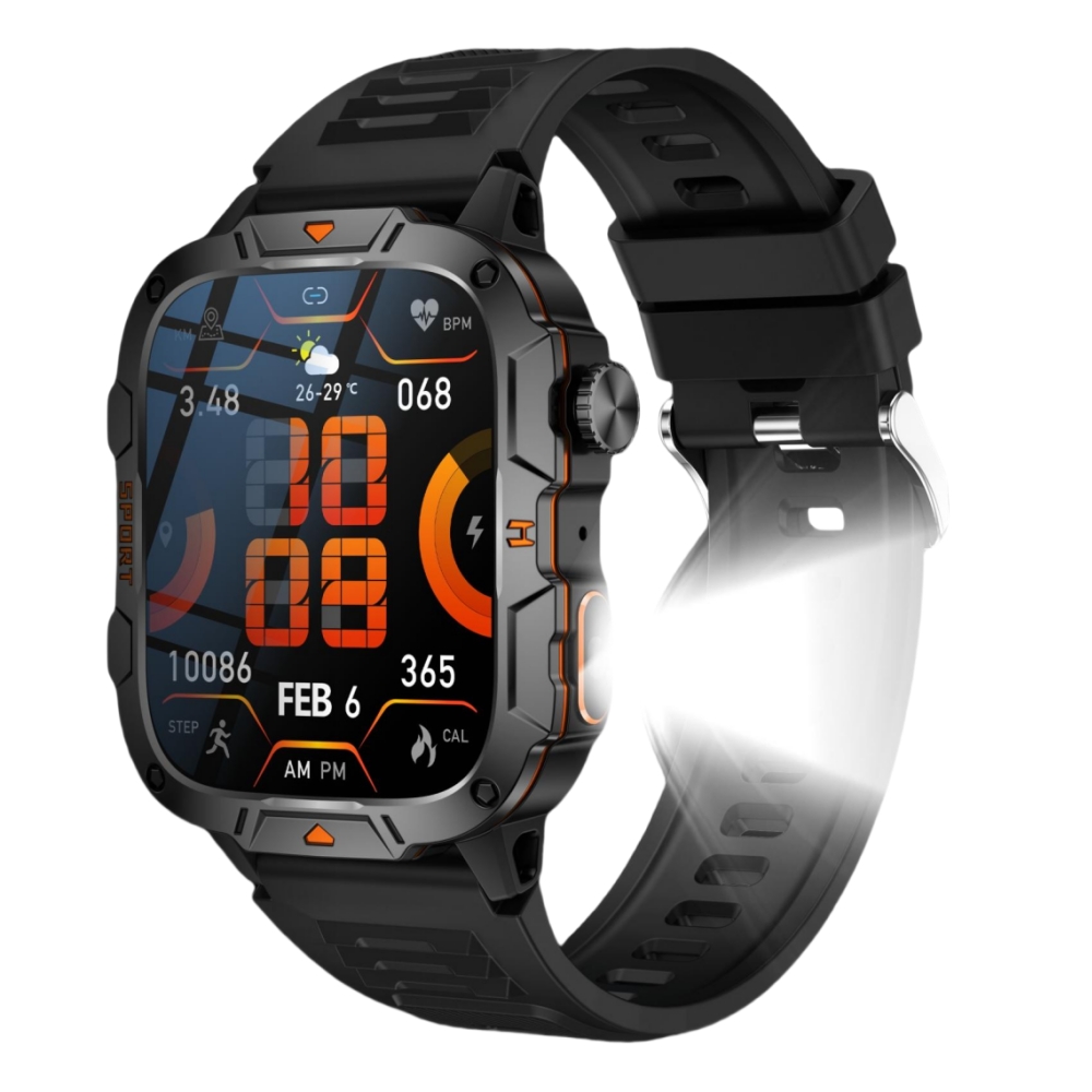 Black silicon strap