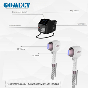 GOMECY Nouvelle machine professionnelle d'épilation au laser à diode 755nm 808nm 1064nm, épilation permanente au laser à diode 808 - Product Image 2