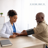 Tensiomètre sans tube avec brassard, mesure par gonflage, Bluetooth en option pour les acheteurs en gros