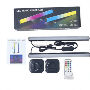 Lampe LED RGB portable à rythme musical, activée par le <span class=keywords><strong>son</strong></span>, <span class=keywords><strong>barre</strong></span> d'ambiance 3D pour voiture, maison, bureau, fête, DJ, décoration <span class=keywords><strong>de</strong></span> bar - Product Image 1