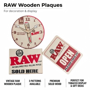 Reloj de Pared Magnético Grande RAW y Juego de Letras Decorativas Redondas de Madera para Imanes de Refrigerador - Product Image 1