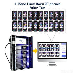Estación de Carga y Sincronización USB Profesional de 20 Puertos para Control Grupal de Teléfonos Móviles y Proyectos de Pruebas Masivas - Product Image 1