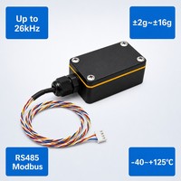 OHTS1214 Sensor Getaran Frekuensi Tinggi Tiga Sumbu Resolusi 0,1 mg Resolusi Frekuensi 1 Hz Kebisingan Rendah