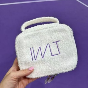 กระเป๋าเครื่องสำอางเส้นใยกำมะหยี่กระเป๋าแต่งหน้าแบบพกพาทันสมัยกระเป๋าซิปสำหรับเก็บเครื่องสำอางท่องเที่ยวกีฬากลางแจ้งผู้หญิงผู้ชาย - Product Image 1