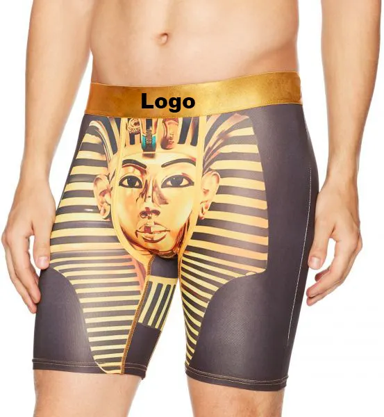 With Logo Customize P S D X Men's Pharaoh gold Egyptian burialmask wholesale vendor mens PSDunderwear P S D soft boxer briefs