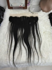 โปรโมชั่นลดราคา Letsfly 5$  ลดราคาพิเศษ  13x4 Lace Frontal 4x4 Closure ผมแท้ 100%  10-22 นิ้ว  ผมตรง/หยิก  9A Remy Hair Closure - Product Image 3