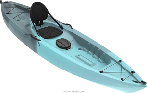 Kayak de <span class=keywords><strong>Pesca</strong></span> de Plástico de un Solo Remo para Sentarse Arriba con Escotilla - Product Image 3