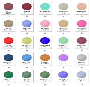 Perles de boulier en silicone non toxique de qualité alimentaire de 23mm personnalisées de couleur unie plat ovale coloré pour la fabrication de bijoux et la dentition de bébé - Product Image 5