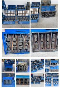 2-45 Máquina de prensa de ladrillos tipo empuje manual que produce ladrillos de bloques de hormigón en forma de máquina de ladrillos de bloques de maceta - Product Image 3