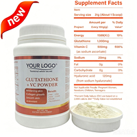 Poudre de Protéine de Lactosérum Isolat de Glutathion, Vitamine C, Collagène et Peptides 1KG – Complément Nutritionnel Beauté et Sport