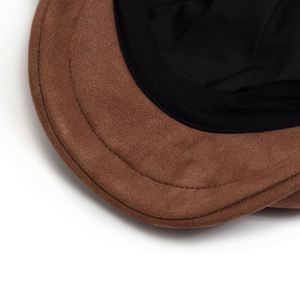2025 New Autumn Winter Vintage Beret <b>Hat</b> <b>for</b> Men Casual Trendy Suede Newsboy <b>Hat</b> - Product Image 4