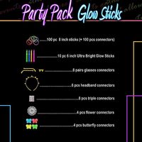 LEMON Pack de ballons colorés UV Blacklight pour anniversaire, colliers lumineux dans le noir, décorations pour fêtes, cadeaux, Nouvel An, Halloween