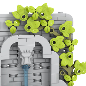 NUEVO Castillo de Guerras Militares, Fuente, Arquitectura Medieval, Modelo de Acción para Armar, Regalo, Bloques de Construcción de la Segunda <span class=keywords><strong>Guerra</strong></span> Mundial, Juguetes para Niños, 255 Piezas - Product Image 5