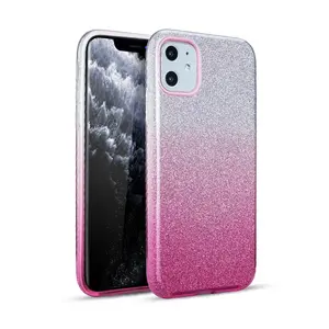 Iphone11的定制设计闪闪发亮的手机壳，Iphone 11的渐变手机壳保护套