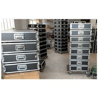 Flight case professionnel OEM 2U avec garantie de 3 mois à 1 an pour amplificateur de puissance 2U/3U/4U/6U/8U/10U/12U/16U/18U/21U
