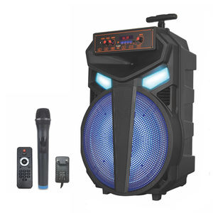 Haut-parleur avec microphone filaire bt 5.0 haut-parleur de soirée karaoké sans fil <span class=keywords><strong>portable</strong></span> 12 pouces tws extérieur fm mp3 lecteur de musique - Product Image 1