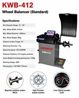 Equilibradora de Neumáticos LAUNCH KWB-412 con Levitación Magnética, Detección de Ángulo de 512°, Entrada Manual/Automática, Máquina de Equilibrado de Ruedas 220V 1g