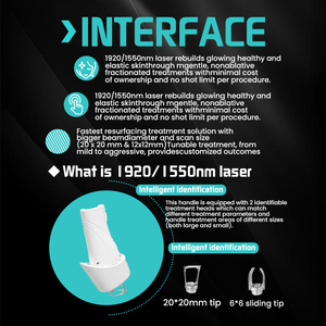 Thulium 1927nm for Removing Acne Scars, Various Color Spots, Non Ablative <strong>Laser</strong> 1927nm+1550nm Thulium <strong>Laser</strong> Erbium <strong>Laser</strong> <strong>Machine</strong> - Product Image 5