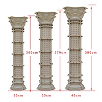 Produits les mieux classés : Moule en plastique pour la conception de colonnes et piliers décoratifs en ciment, style romain, pour la construction résidentielle