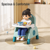 Chaise à bascule amusante VSUCH pour enfants avec plateau repas, lit de bain multifonctionnel et chaise haute pour des moments repas heureux