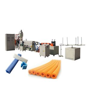 Extrusora de tubos de <span class=keywords><strong>espuma</strong></span> Pe Machinerod Línea de extrusión Fabricante de máquinas de tubos de polietileno espumado - Product Image 1